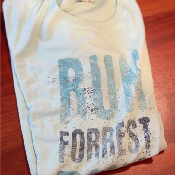 Run Forest Run Crewneck T-Shirt in Fluorescent Green - Picture 2 of 7